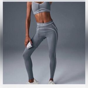 ALO Yoga Charcoal High-Rise Leggings